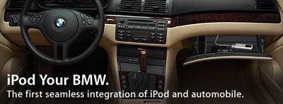 iPod Your BMW - 图片来自 http://www.apple.com/ipod/bmw/