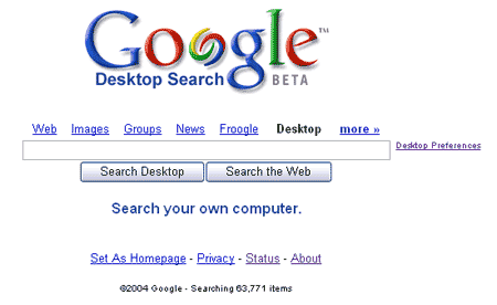 Google Desktop Search